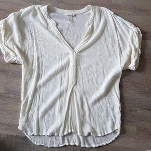 H&M cream top